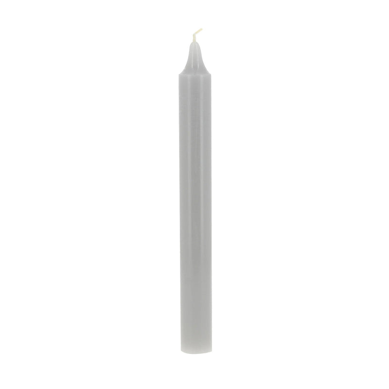 12 bougies de table non parfumées 7h grises